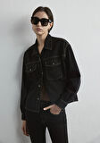 Lizzie Gold Denim Siyah  Jean Gömlek 1210785-87787