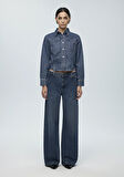Karen Iconic Vintage Koyu Mavi Jean Pantolon 1010742-89118