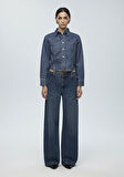 Karen Iconic Vintage Koyu Mavi Jean Pantolon 1010742-89118