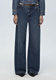 Karen Iconic Vintage Koyu Mavi Jean Pantolon 1010742-89118