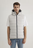 Mavi Jeans Detaylı Kapüşonlu Gri Yelek 0110554-70074