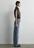 Lisa All Blue Zımparalı Orta Mavi Jean Pantolon 1010938-89253
