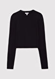 2li Uzun Kollu Crop Basic Tişört 1613021-70057