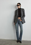 Isabella Iconic Zımparalı Indigo Mavisi Jean Pantolon 1010924-89503