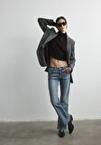 Isabella Iconic Zımparalı Indigo Mavisi Jean Pantolon 1010924-89503