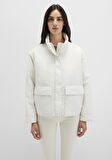 Dik Yaka Ekru Ceket 1110618-71609