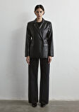 Suni Deri Siyah Blazer Ceket 1110658-900