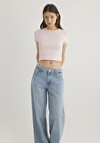 Pembe Basic Tişört 1600814-89200