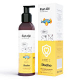 Docho Kedi ve Köpekler İçin Balık Yağı 200 ml ve Kediler İçin Tüy Sağlığı Destekleyici Damla 50 ml Seti