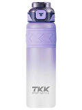 Vagonlife TKK Soft Touch Tritan Pipetli Matara 800 ml Mor