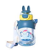 Vagonlife Pipetli Su Matarası 650 ml Mavi