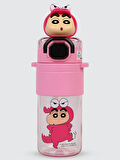 Vagonlife Crayon Shinchan Tritan Pipetli Matara 650 ml Pembe