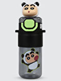 Vagonlife Crayon Shinchan Tritan Pipetli Matara 650 ml Siyah