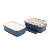 Vagonlife Paslanmaz Çelik 1600ml Lunch Box -Mavi