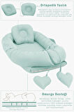 Babynest Ortopedik Bebek Yatağı, Anne Yanı Bebek Yatağı, Ergonomik Tasarım, Morremix Serisi