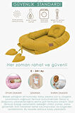 Babynest Ortopedik Bebek Yatağı, Anne Yanı Bebek Yatağı, Ergonomik Tasarım, Morremix Serisi