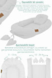 Babynest Ortopedik Bebek Yatağı, Anne Yanı Bebek Yatağı, Ergonomik Tasarım, Morremix Serisi