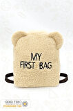 Çocuk Sırt Çantası: Kreş/Anasınıfı İçin Teddy Kumaş Çanta, My First Bag Morteddy Serisi