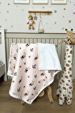 Fluffy Bebek Battaniyesi 70x100 Cm Tavşan Desen
