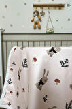 Fluffy Bebek Battaniyesi 70x100 Cm Tavşan Desen