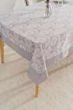 Damascus Gri Masa Örtüsü 160x220 cm