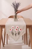 Daisy Puff Kasso Punch İşlemeli Runner 35x110 cm