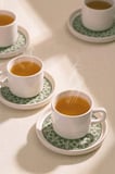 Timeless Green Stackable 4 Kişilik Çay Sunum Seti - 8 Parça