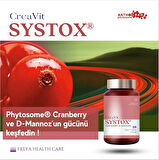 Creavit Systox® Phytosome® Cranberry (Turna Yemişi) ve D-Mannoz Içeren Takviye Edici Gıda, 28 Kapsül