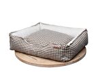 Chester Elite (S) Yıkanabilir Yatak 55*50*18cm Kahve-Beyaz