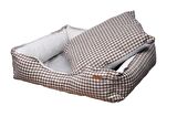 Chester Elite (S) Yıkanabilir Yatak 55*50*18cm Kahve-Beyaz