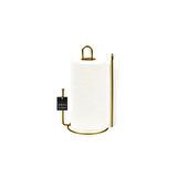 Gold Ayraçlı Kağıt Rulo Havluluk 25 cm Peçetelik ,Modern Mutfak Ergonomik Tasarım-Metal Paslanmaz