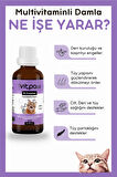 Vitpaw B+ Complex Damla 50 ml. Kediler için Tüy Sağlığını Destekleyici (Biotin & Çinko Multivitamin Damla)