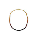 Kehribar Kolye Dereceli Küre Kesim Karışık Renkli Sertifikalı