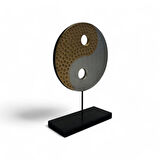 Ying Yang Gold Gümüş Ev Dekoru Küçük