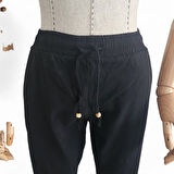 Foça Sahili Pantolon Siyah