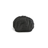 İskoç Stil Kasket Koyu Gri