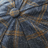 İskoç Stil Kasket Mavi Desenli