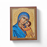 Mavi Madonna Portresi İkona