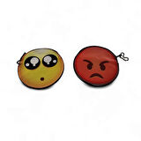 Emoji Para Çantası Cüzdan 2'li