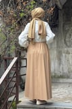 KAYRA Elbise KA-B25-23006 Bej