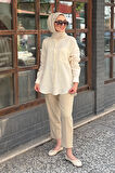 KAYRA Tunik KA-B25-21257 Krem