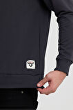 Twobull HELSİNKİ Erkek  Siyah / Füme Sweatshirt