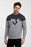 Twobull HELSİNKİ Erkek  Füme / Taş Sweatshirt
