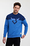 Twobull HELSİNKİ Erkek  Lacivert / Mavi Sweatshirt