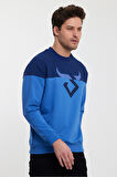 Twobull HELSİNKİ Erkek  Lacivert / Mavi Sweatshirt