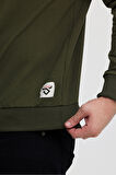 Twobull HELSİNKİ Erkek  Siyah / Haki Sweatshirt