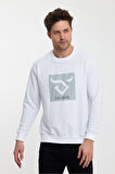 Twobull OSLO Erkek  Beyaz Sweatshirt
