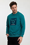 Twobull OSLO Erkek  Petrol Sweatshirt