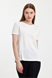 Twobull TOKYO Kadın  Ekru Tişört