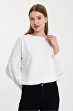Twobull NAIROBI Kadın  Taş Sweatshirt